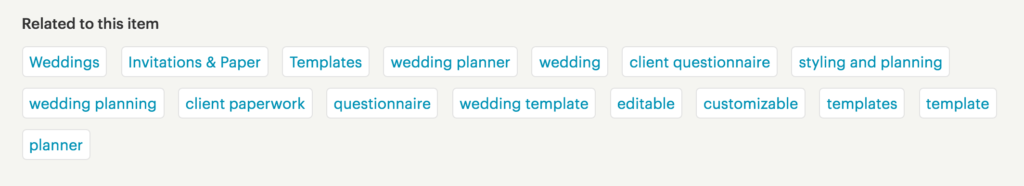 keywords etsy