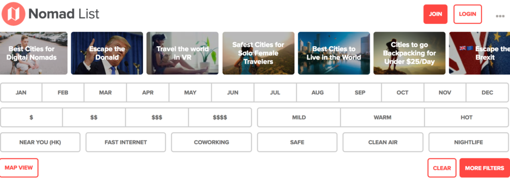 choose digital nomad destination