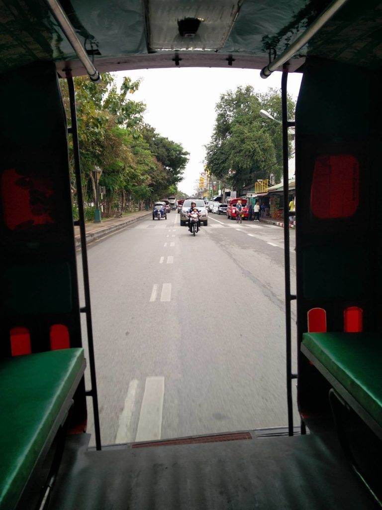 Red Truck Back Chiang Mai