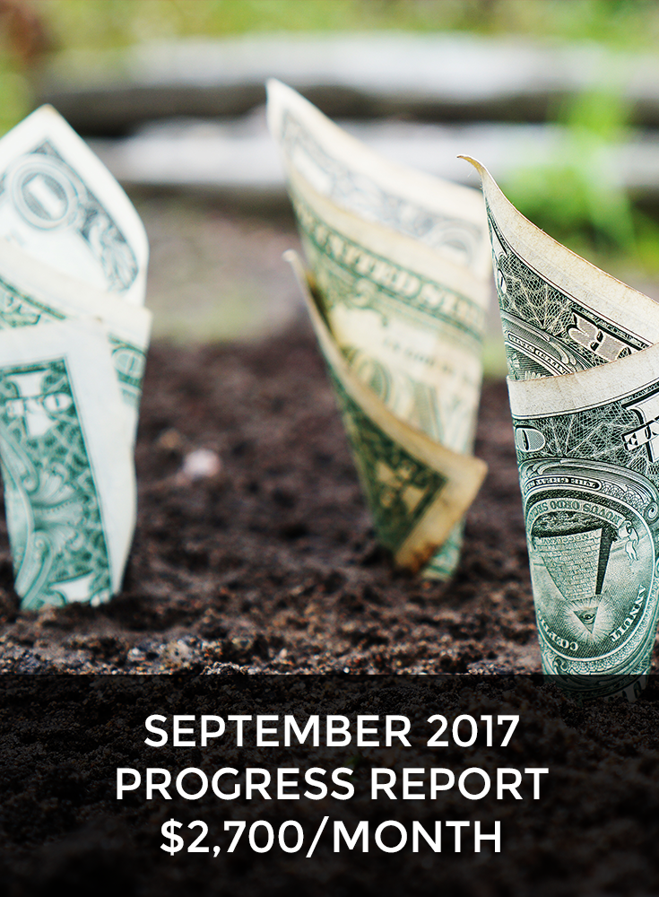 SEPTEMBER 2017 passive income report