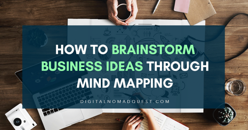 how to brainstorm business ideas through mind mapping
