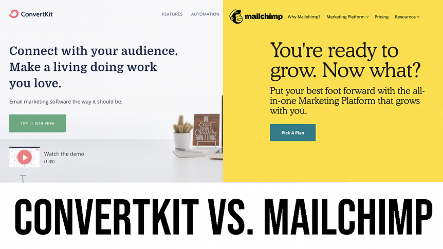 convertkit vs mailchimp