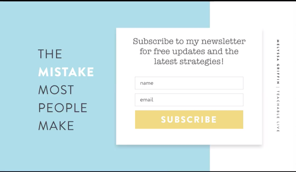 email list mistakes