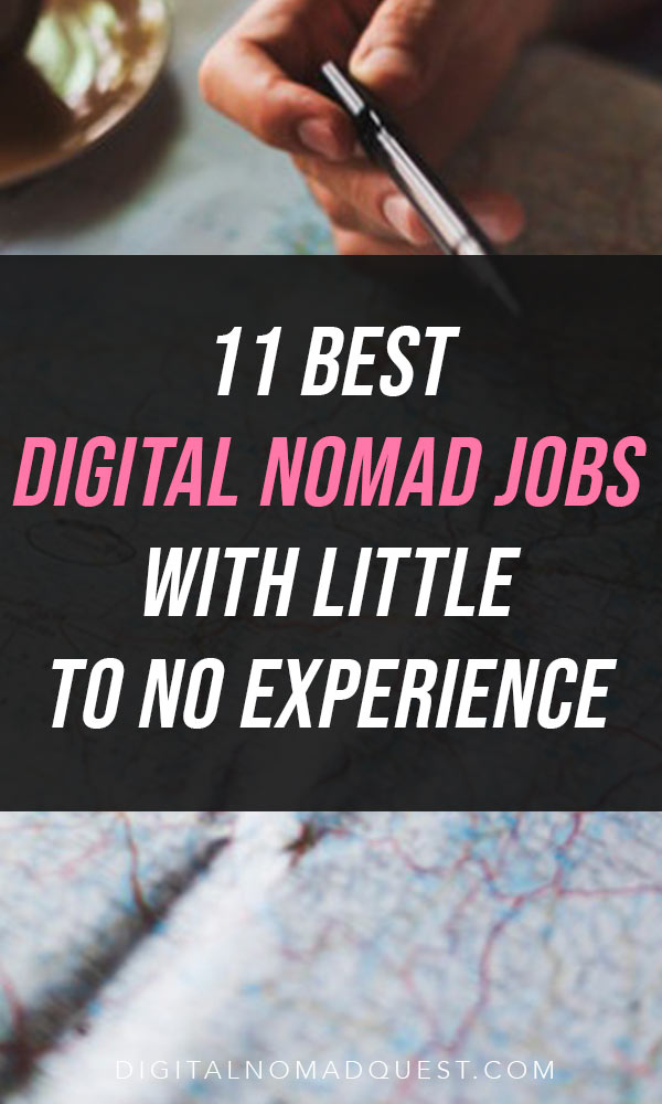 digital nomad jobs with little to no experience
