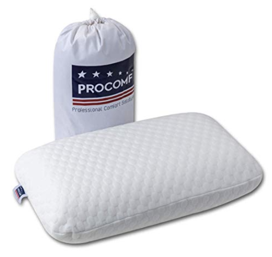 VISCO LOVE ProComf Travel and Camping Mate/Baby/Kid's/Teen's/Adult's Memory Foam Pillow